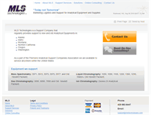 Tablet Screenshot of mlstechnologies.com